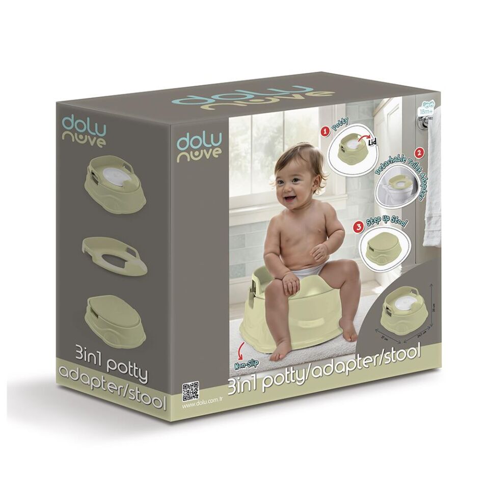 Dolu Nuve Lazımlık/Adaptör/ Basamak Yeşil