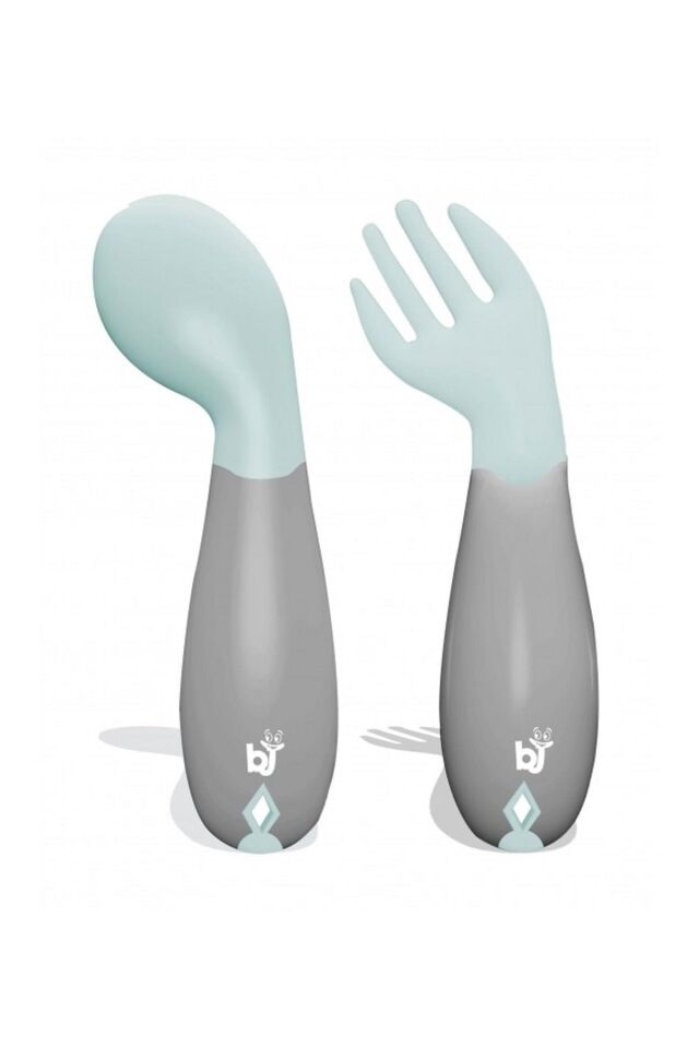Babyjem  Açılı Mama Kaşık Çatal Takımı Yeşil 703