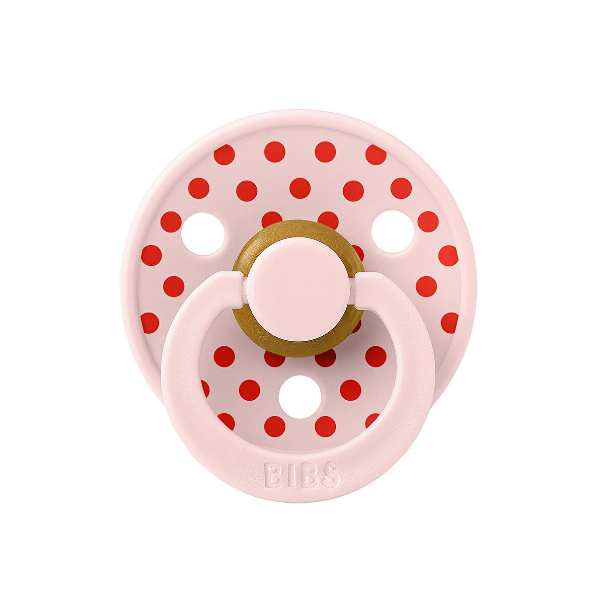 Bibs Studio Polka Small Emzik-Blossom Candy A.6+ay