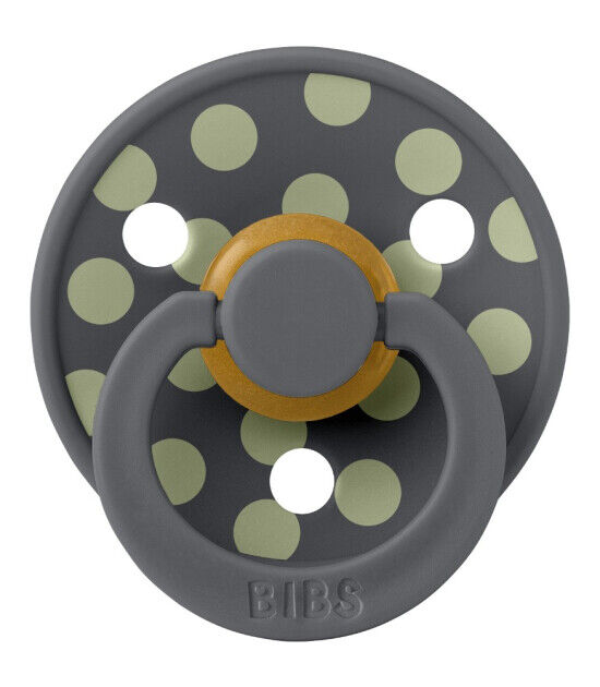 Bibs Studio Polka Big Emzik-Iron Sage 0-6 Ay