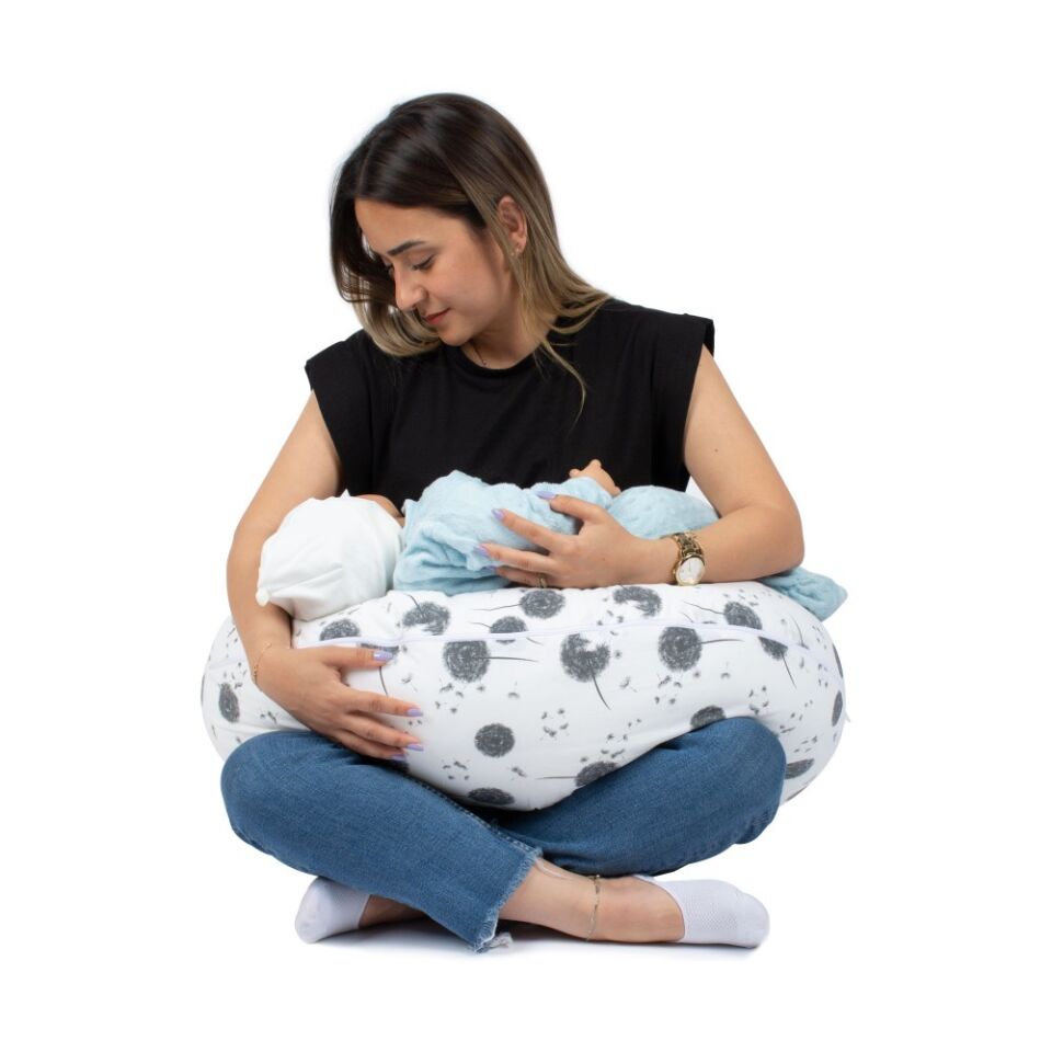 Sevi Bebe Yastıklı Anne Bebek Minderi - Uç Uç Desen 579-90