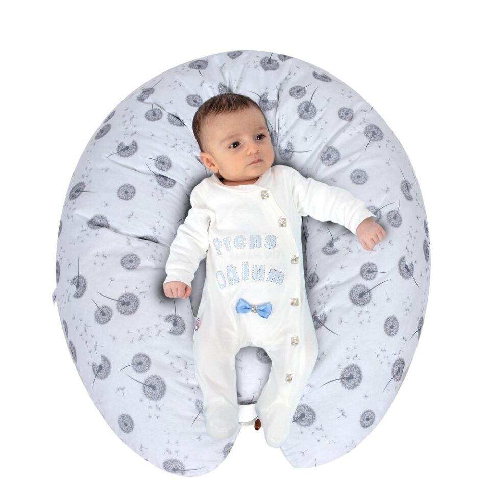 Sevi Bebe Yastıklı Anne Bebek Minderi - Uç Uç Desen 579-90
