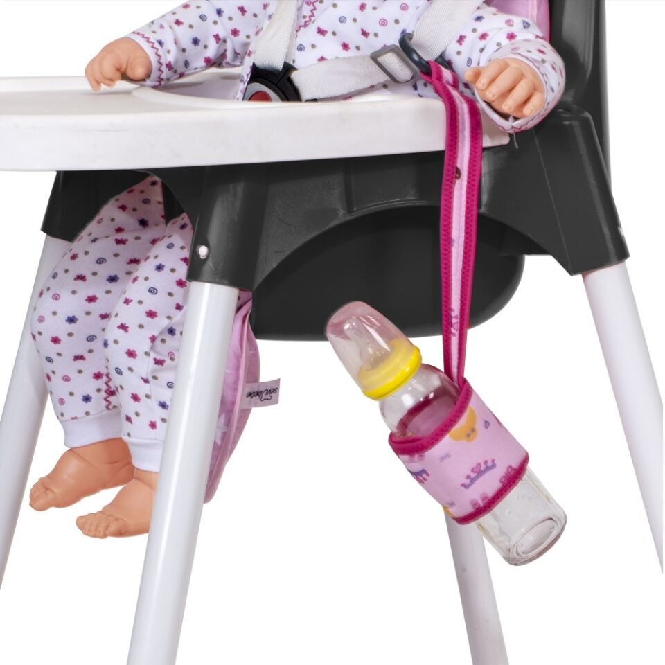 Sevi Bebe Biberon ve Oyuncak Askısı - Prenses Desen 32-34