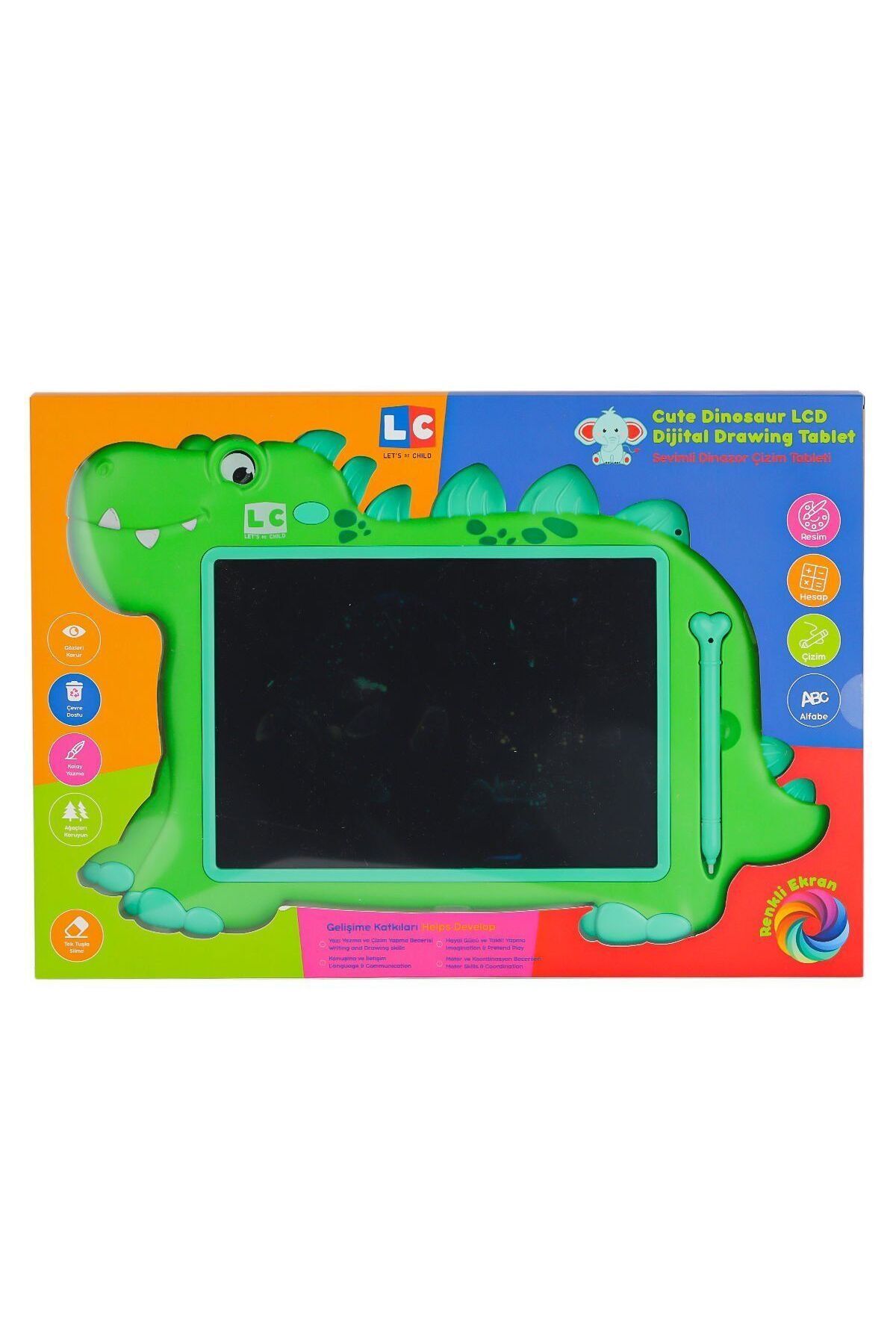 Let's Be Child Lc Sevimli Dinazor Çizim Tableti 10 İnç