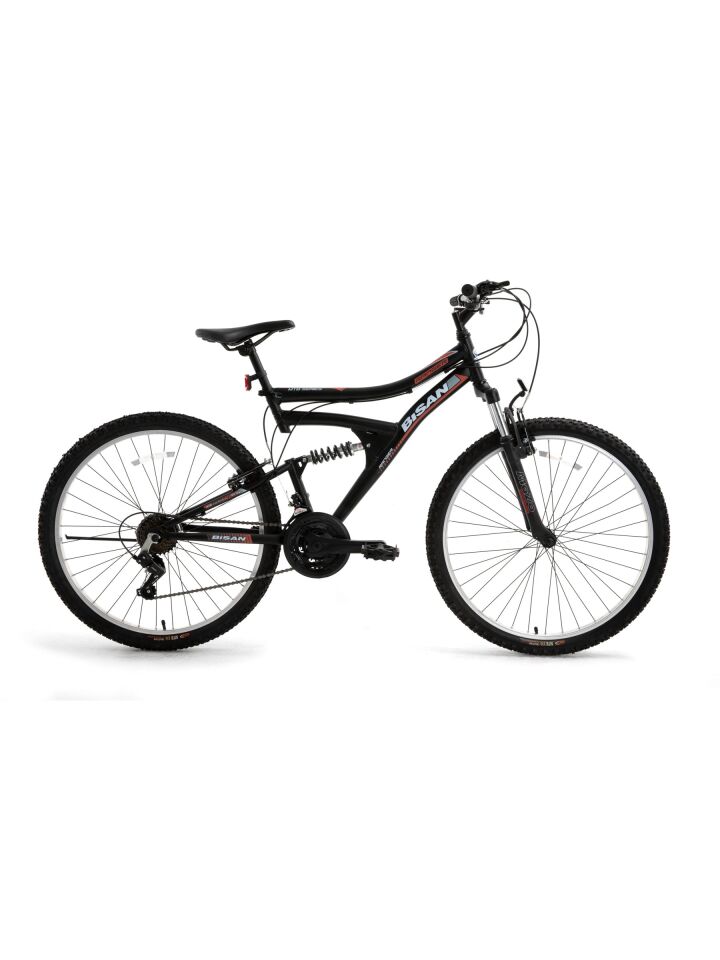 Bisan RANGER-25 Ürün Rengi: MAT SİYAH Kadro: 42 CM Vites: 3x7 VİTES Tekerlek: 26'' Etiket Rengi: KIRMIZI