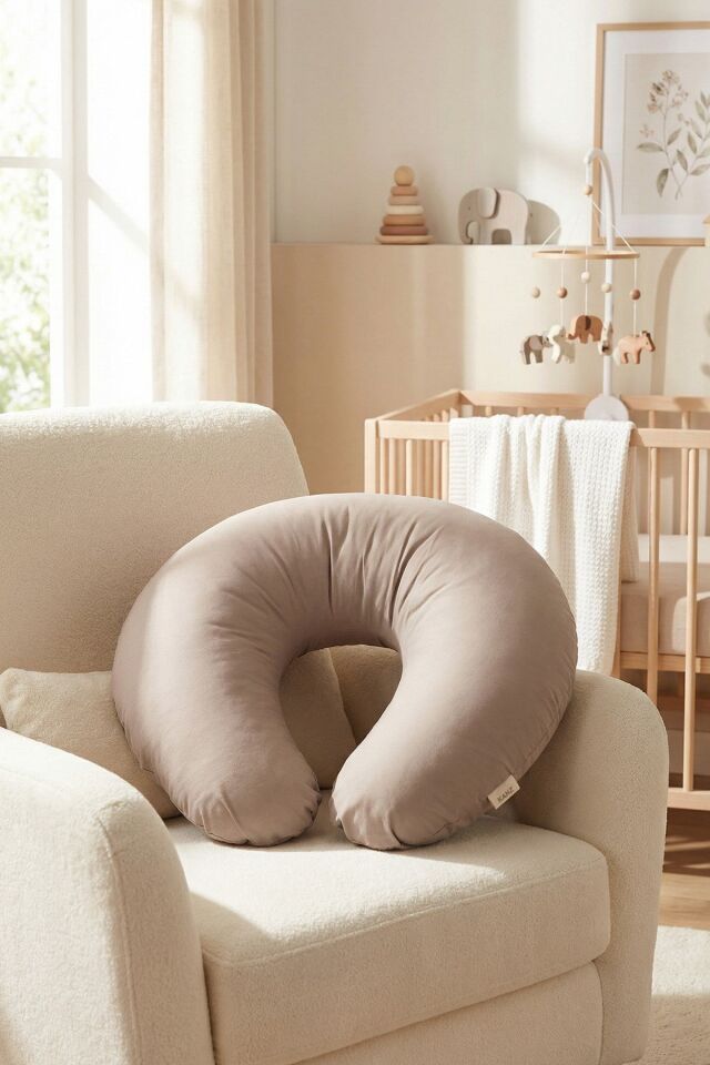 Kanz Bebek Emzirme Minderi Knz-036 Bej