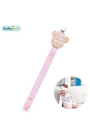 Babyjem Emzik Tutacağı Desenli Pembe Ayıcık 427