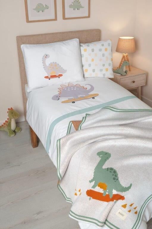 Kanz - Bebek Battaniyeli Nevresim Tkm.(knz-045) 152.01.0287.Dıno---