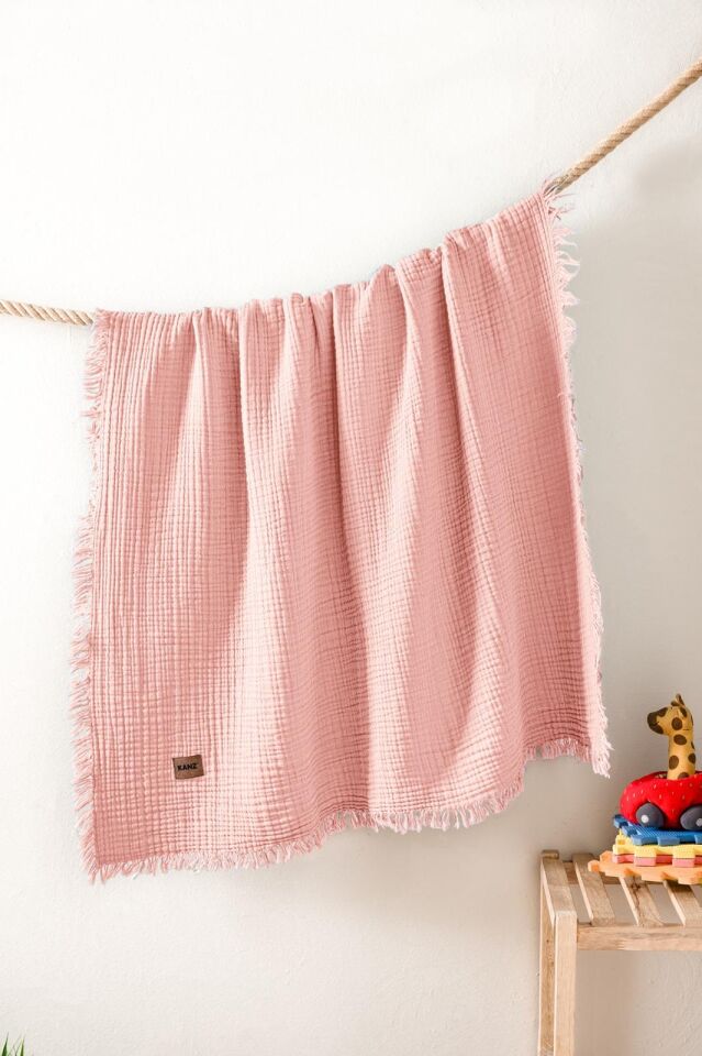 Kanz - Bebek 5 Kat Dolgulu Battaniye(knz-028) 153.01.0202.Pembe-------