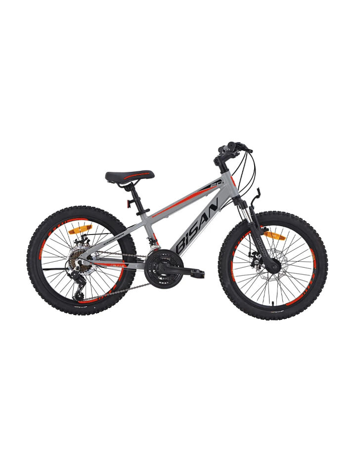 Bisan COOPER 24'' HD-25 Ürün Rengi: METALİK GRİ Kadro: 30 CM Vites: 3x7 VİTES Tekerlek: 24'' Etiket Rengi: SİYAH/SARI