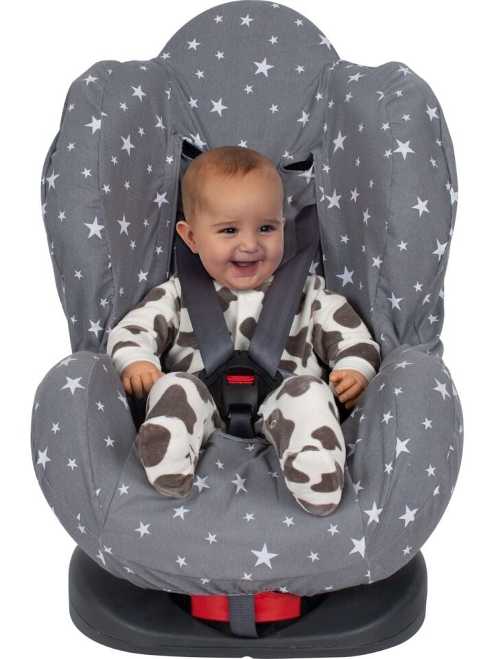 Sevi Bebe Oto koltuk Kılıfı - Gri Yıldız 361-13