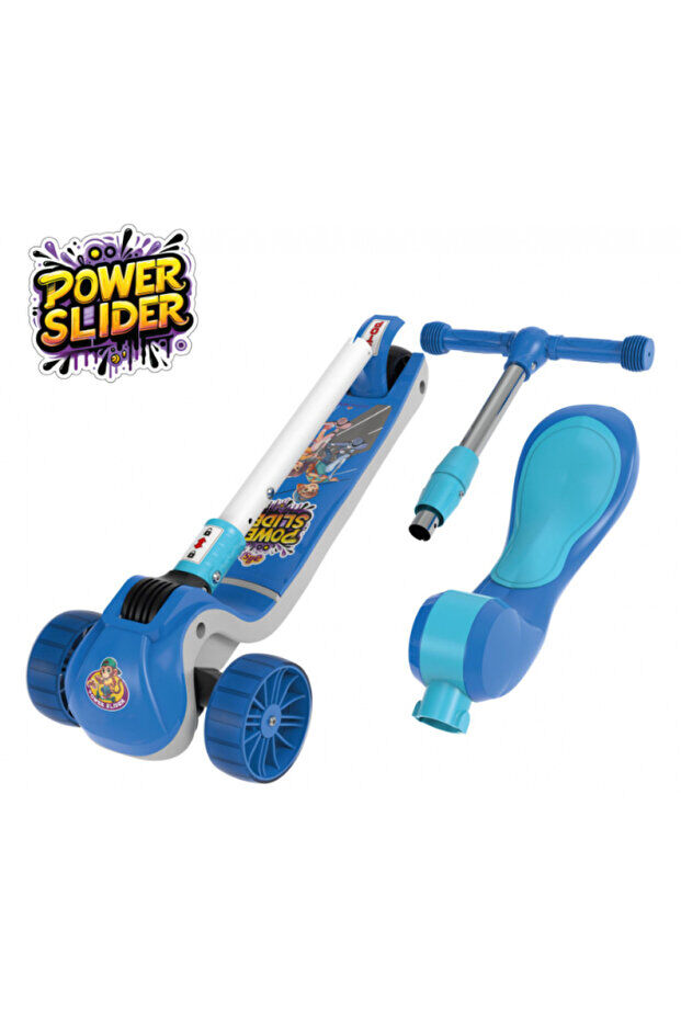 Aliş Toys Power Slider Oturaklı  Scooter - 2+ Yaş ve Üzeri Çocuklar için Scooter Mavi