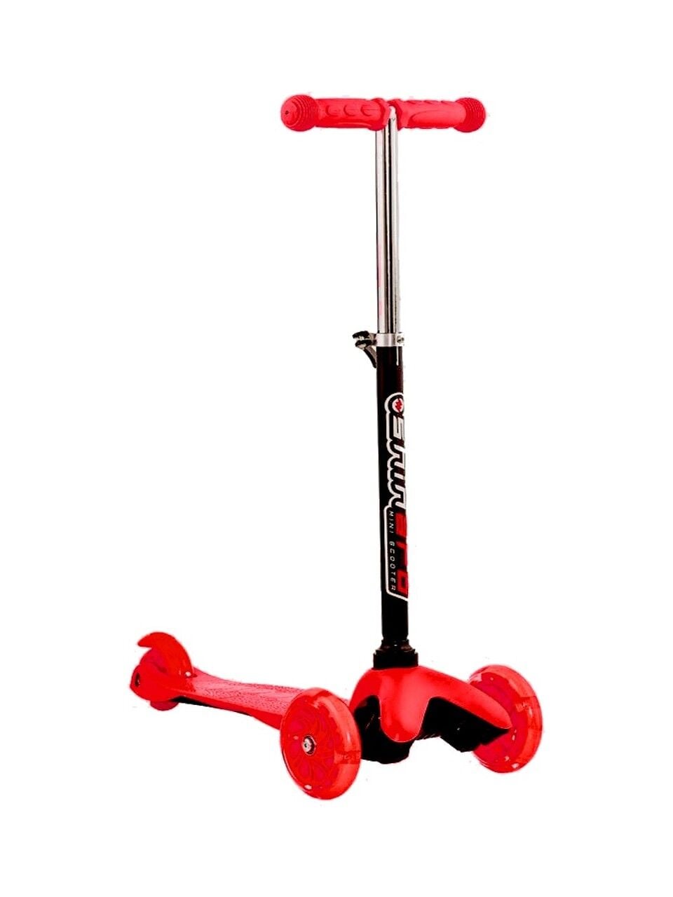 Sisbro Galaxy Simli Ve Özel Boyalı Işıklı Scooter Kırmızı Mars