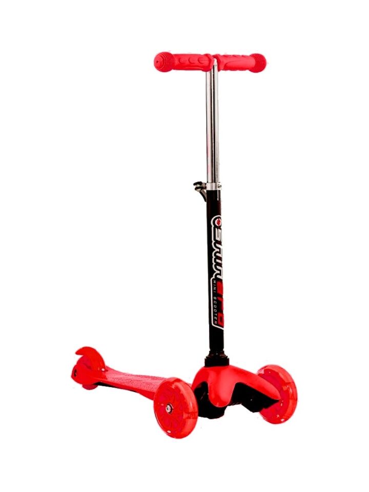 Sisbro Galaxy Simli Ve Özel Boyalı Işıklı Scooter Kırmızı Mars