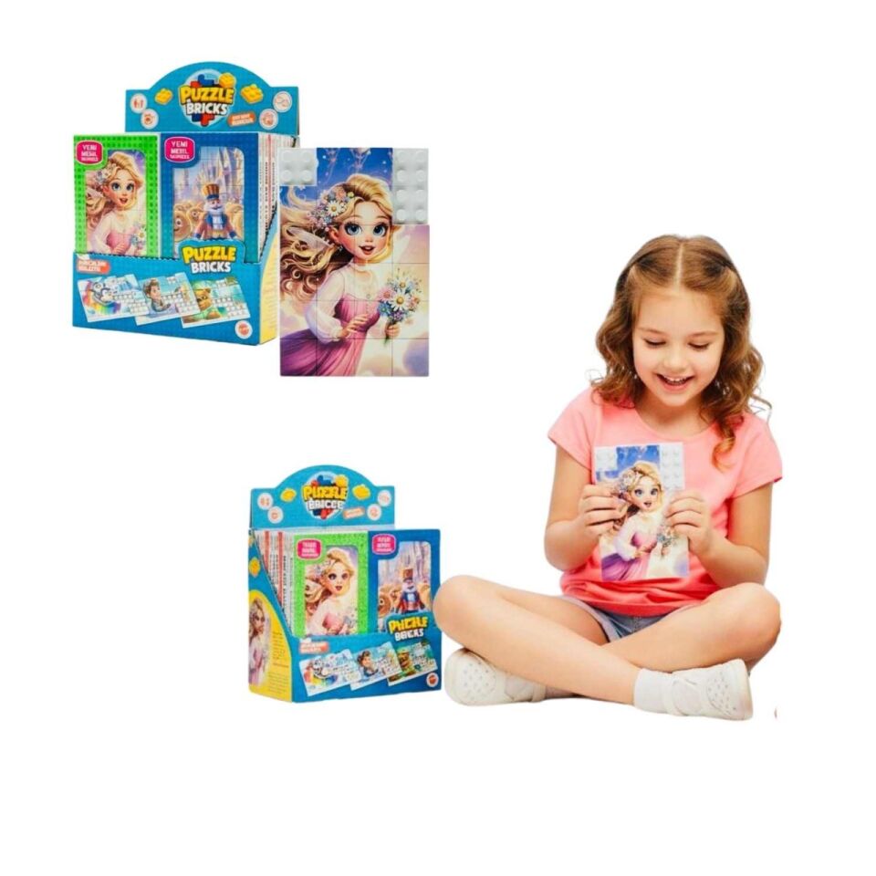 Altıntaş Oyuncak Puzzle Bricks Yeni Nesil Yapboz Karma Renk