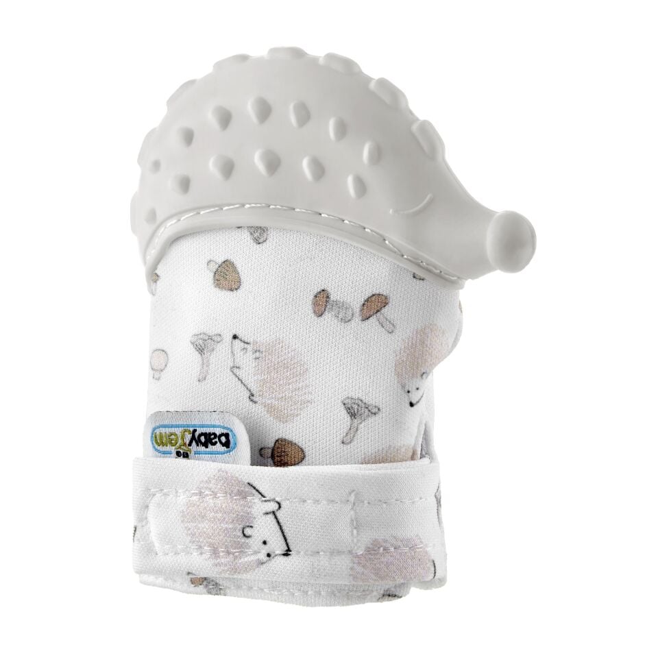 Babyjem Diş Kaşıyıcı Eldiven Kirpi Ekru 612