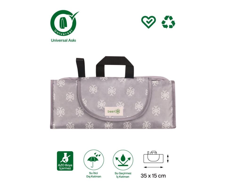 Been Functıonal Baby Care Mat/fonksiyonel Bebek Bakım Matı Gri