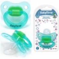 BabyTime Silikon Damaklı Koruyucu Kapaklı Mat Gövdeli Emzik N.2 BT138-2