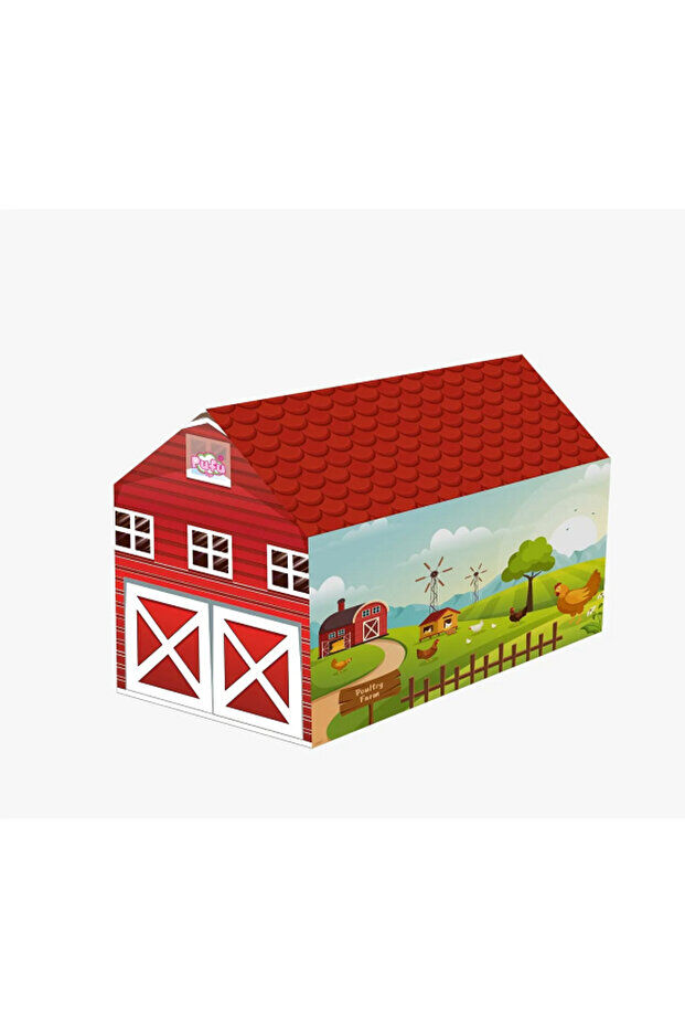 Pufu Toys 100*100*68 Çiftlik Evim Oyun Çadırı (18) 04043
