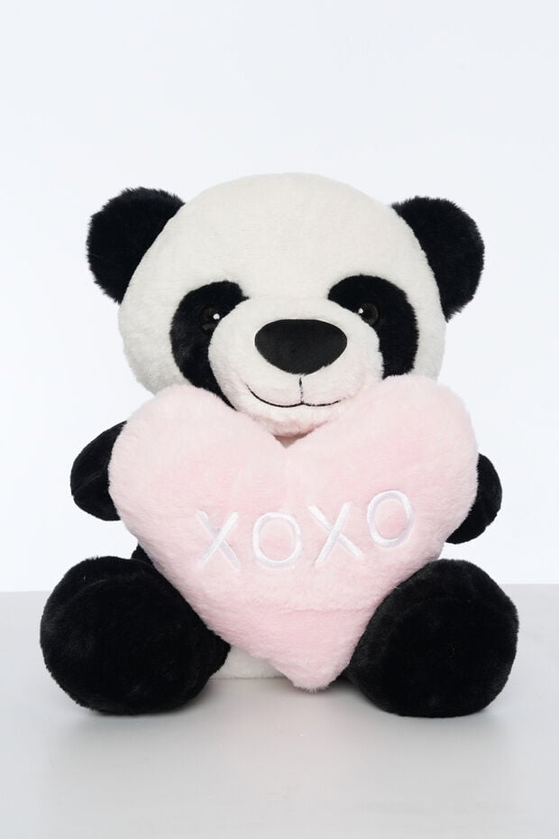 Pufu Toys 45 Cm Kalpli Panda(16) 04085