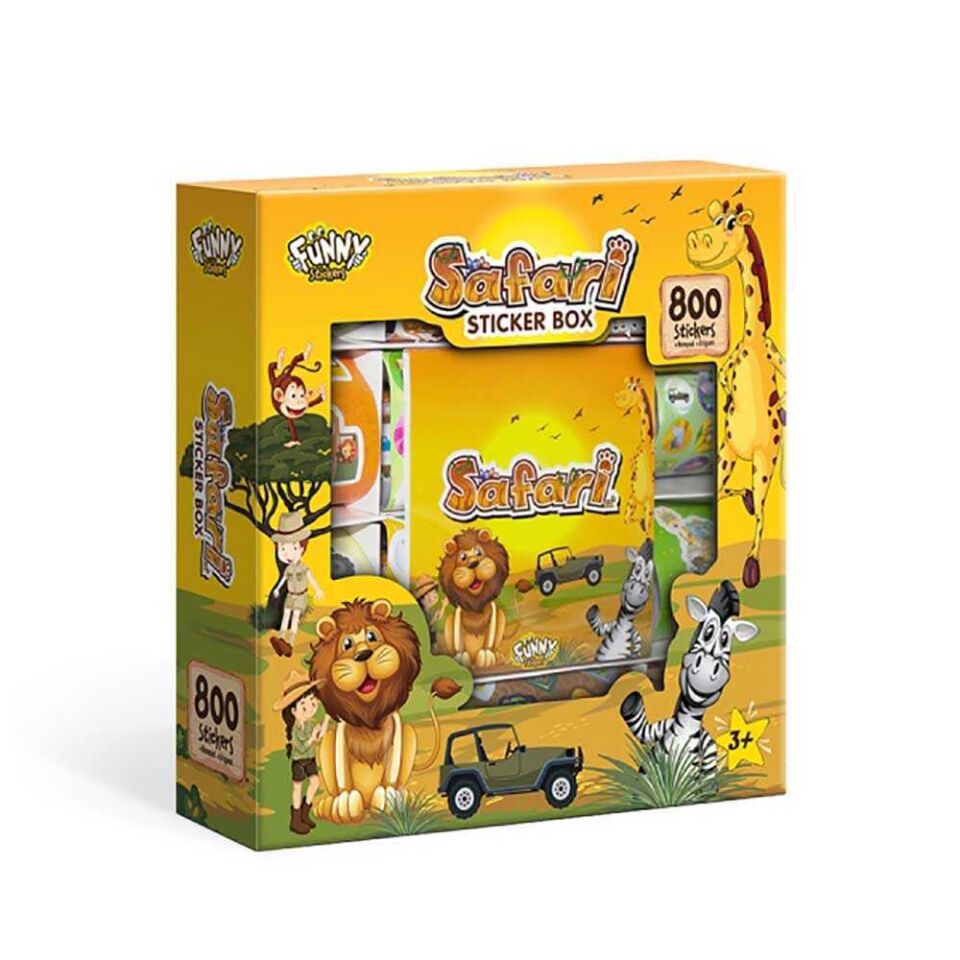 Yuup Toys Adn-3161 Adn-3161 Sticker Set Safari