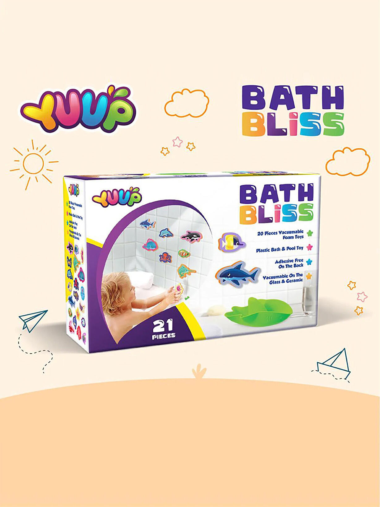 Yuup Toys Adn-3574 Adn-3574 Bath Bliss (banyo Keyfi) Set