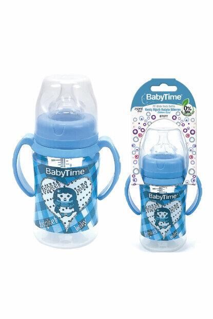 BabyTime G. Ağız Kulplu PP Biberon (Silikon Uçlu) 250ml BT077