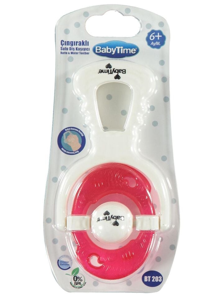 BabyTime Çıngıraklı Sulu Diş Kaşıyıcı BT203