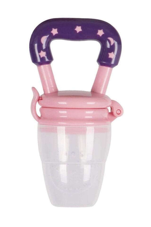 Sevi Bebe Silikon Meyve Emziği & Diş Kaşıyıcı - Pembe 240-2