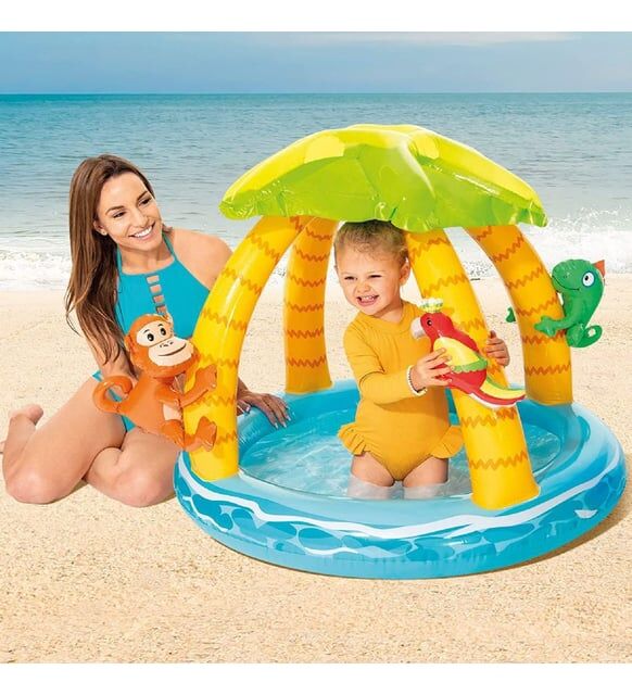 Intex 58417 Tropik Ada Gölgelikli Havuz 102 Cm 1010552