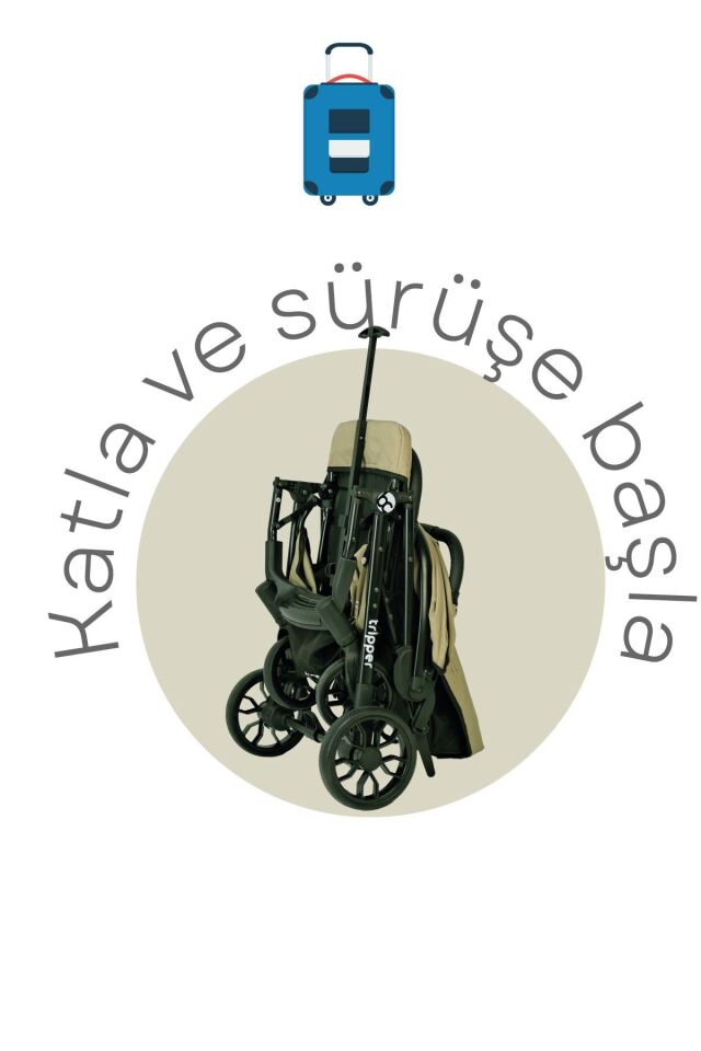 Baby Care Tripper Kabin Tipi Bebek Arabası - Siyah (BC-270-S)