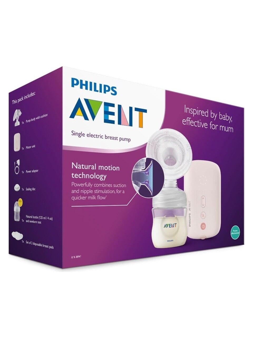 Philips Avent Elektrikli Tekli Göğüs Pompası Sessiz Motor BPA İçermeyen Silikon Malzeme