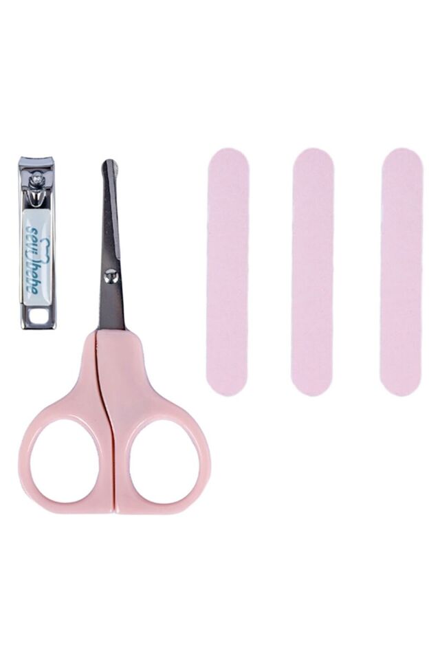 Sevi Bebe 3'lü Tırnak Bakım Seti - Pembe 507-2