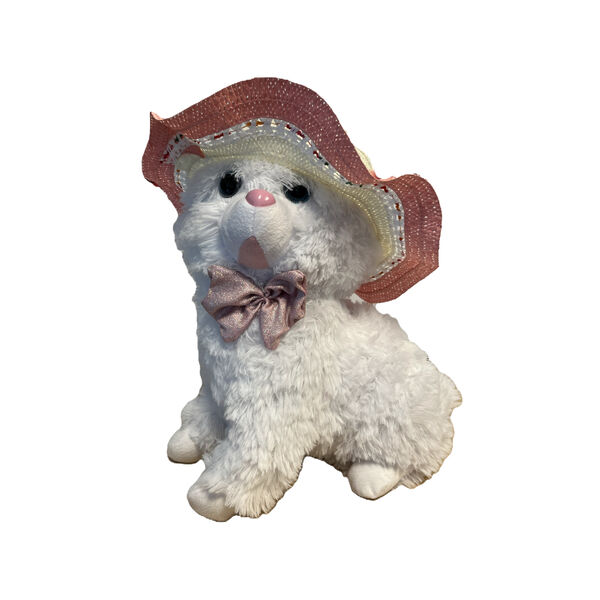 Pufu Toys Hasır Şapkalı Kedi(26) 04041