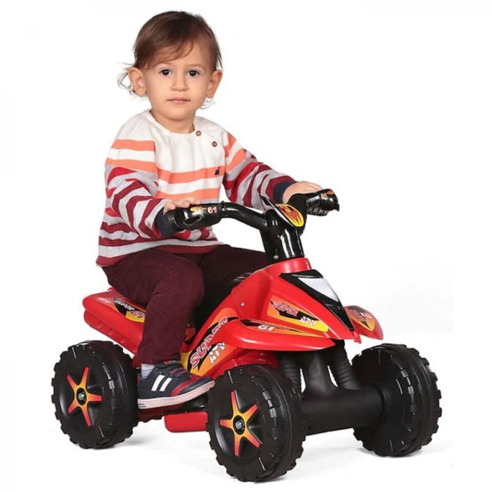 UJ Toys Safari 6V Akülü ATV Kırmızı