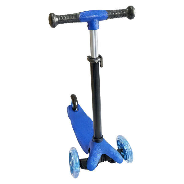 Sisbro Galaxy Simli Ve Özel Boyalı Işıklı Scooter Mavi Uranüs