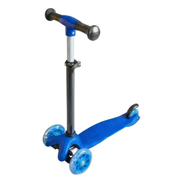 Sisbro Galaxy Simli Ve Özel Boyalı Işıklı Scooter Mavi Uranüs