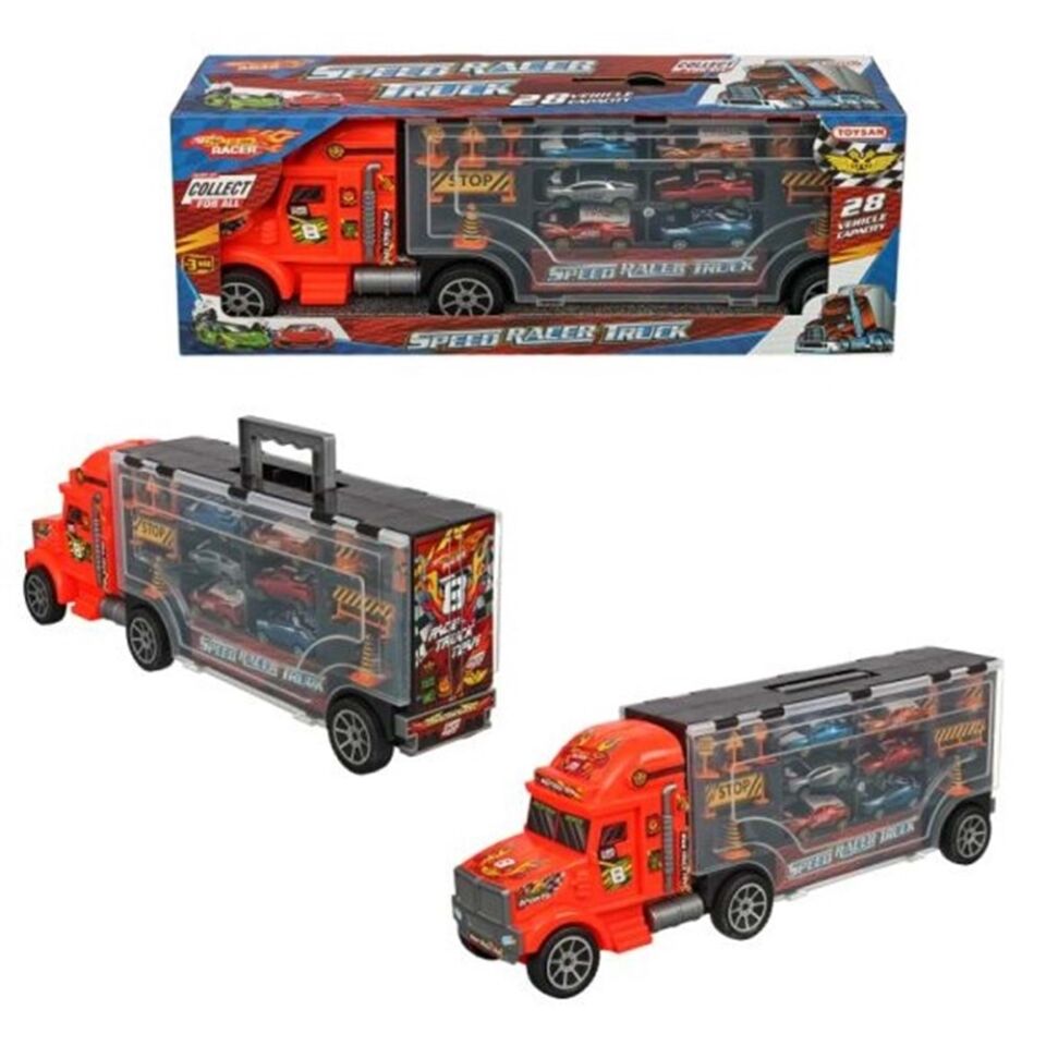 Toysan Toysan Tır Seti Super Car Racer 6 Arabalı Spr-11