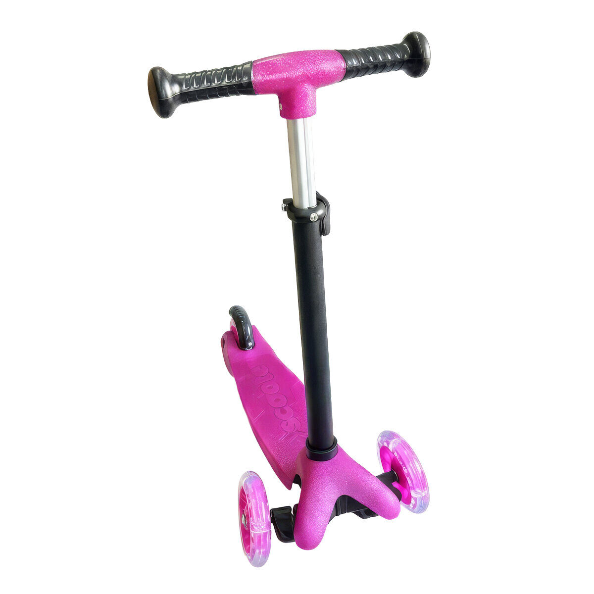 Sisbro Galaxy Simli Ve Özel Boyalı Işıklı Scooter Pembe Venüs