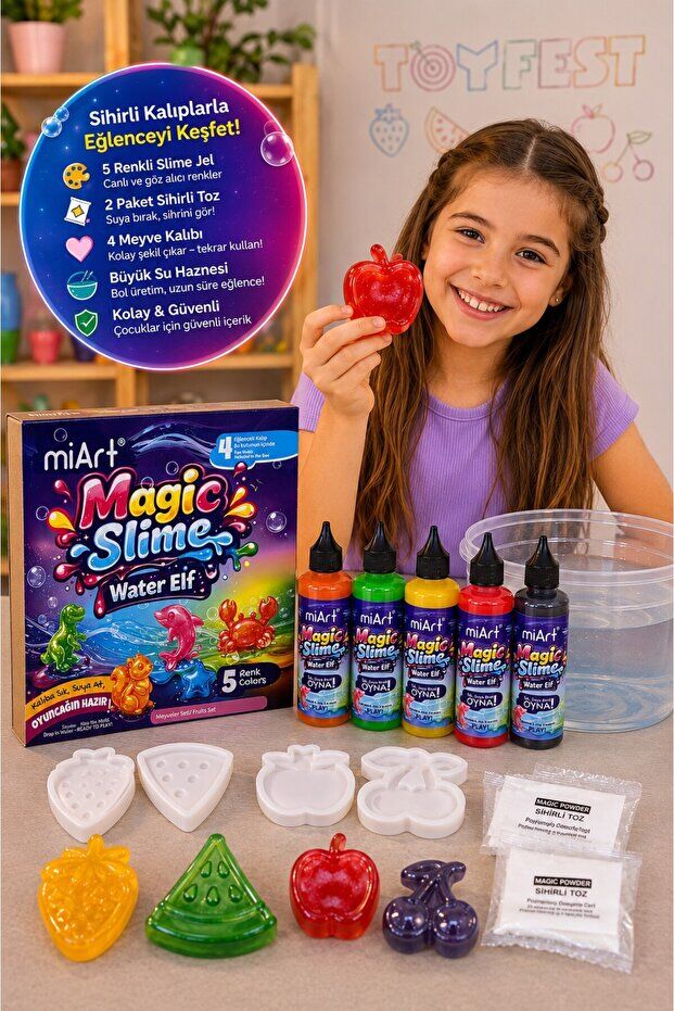 Magic Slime 90 Mi 5 Li Setmeyveler Seti