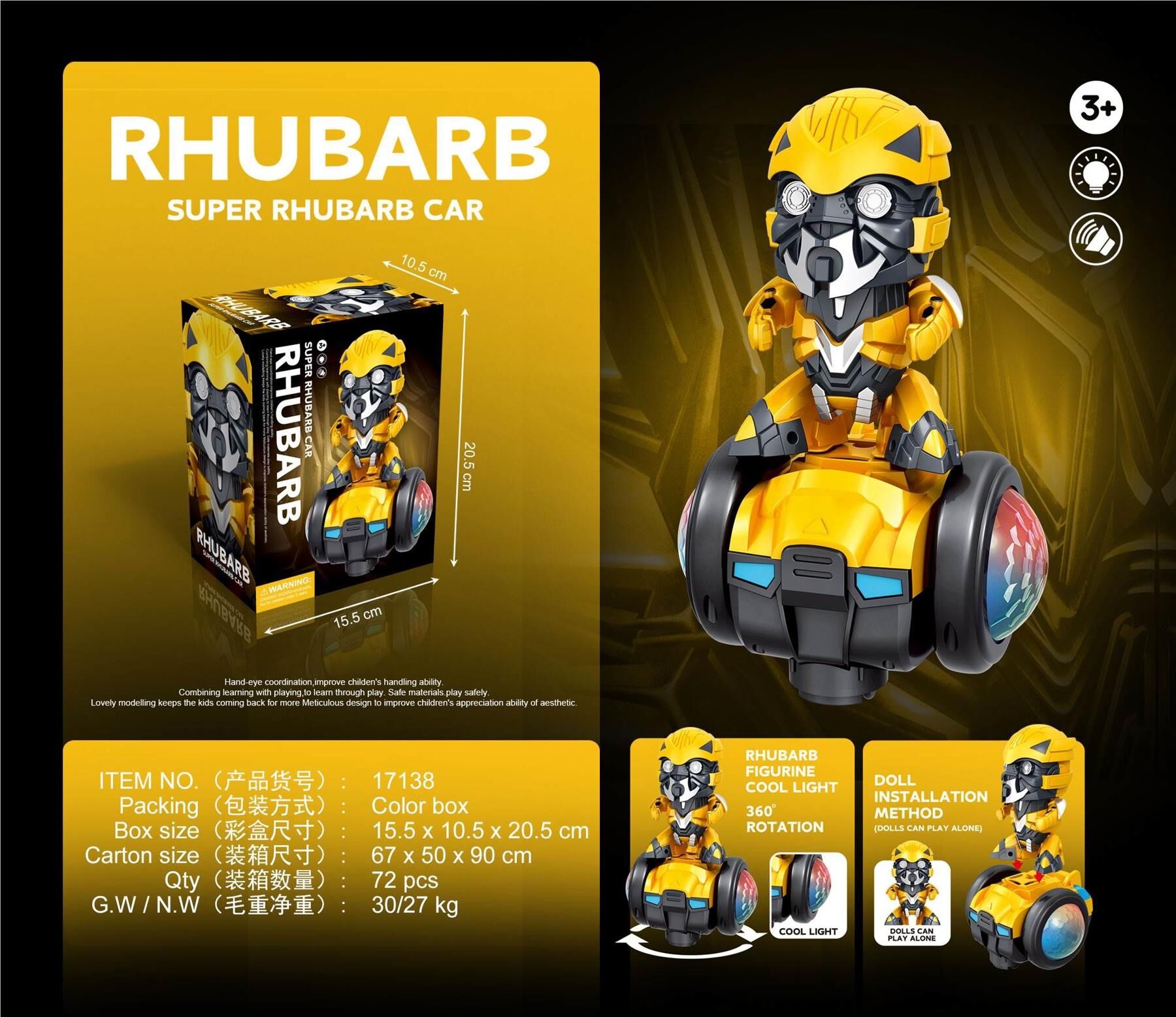 Toysan Sesli Müzikli Dans Eden Robot 17138