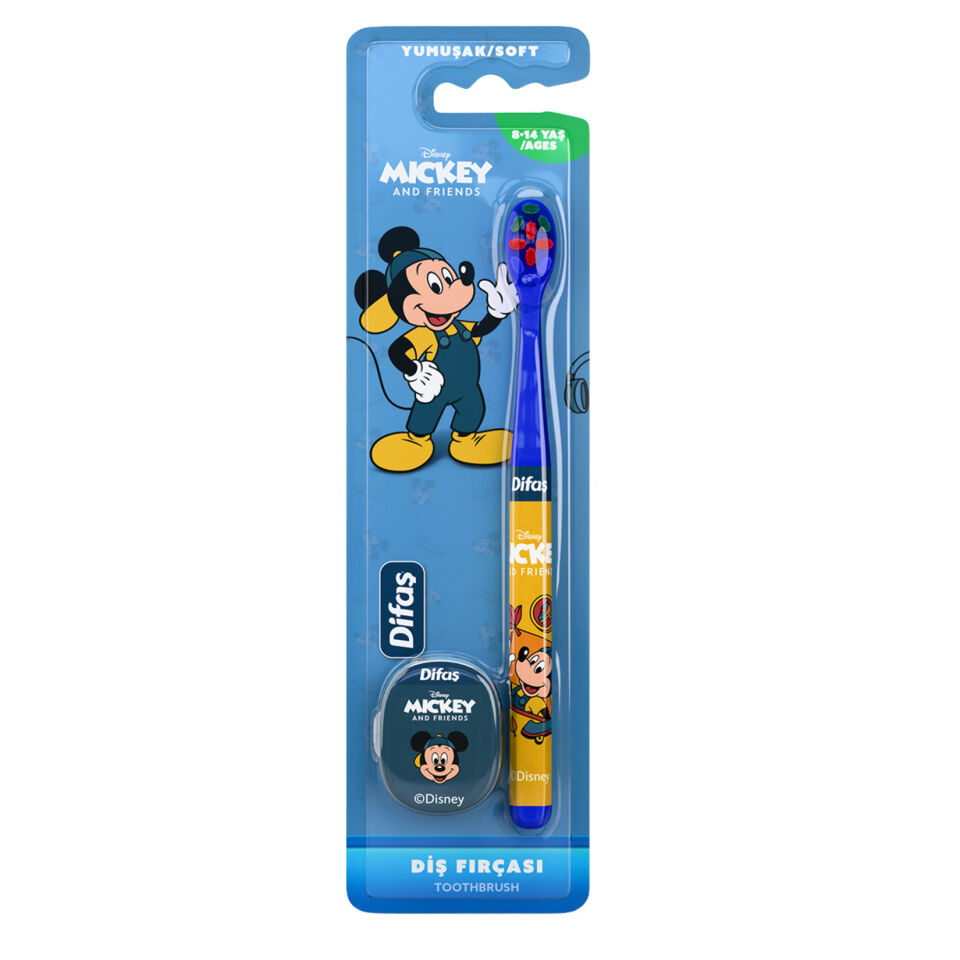 Difas Diş Fırçası Mickey 4-7 Yaş Karma Renk