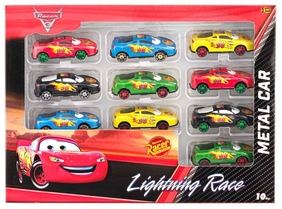 Toysan 10'lu Racer Metal Araba Spr-54