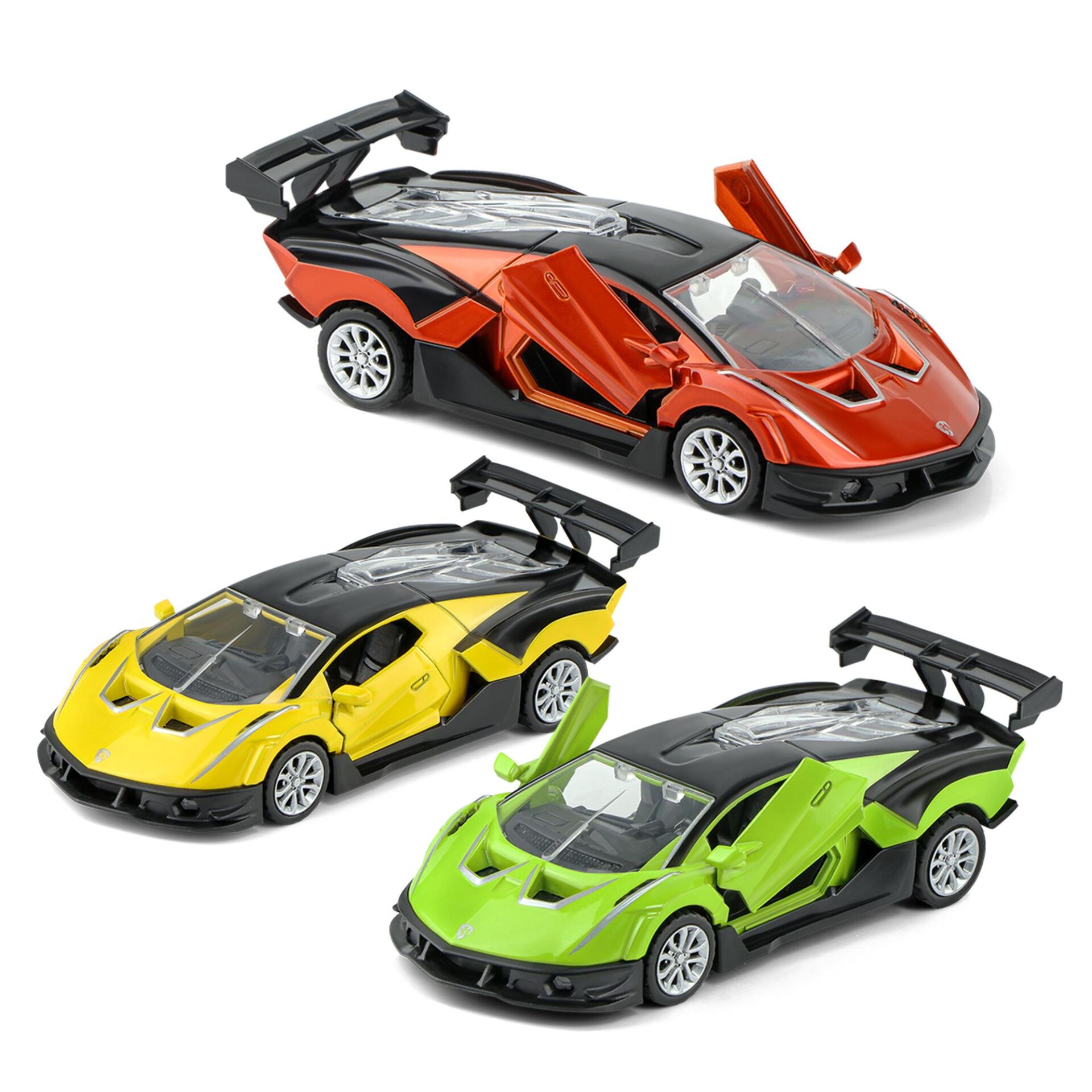 Toysan 1.32 Ölçek Kutulu Çek Bırak Metal Araba K175a27 Karma Renk