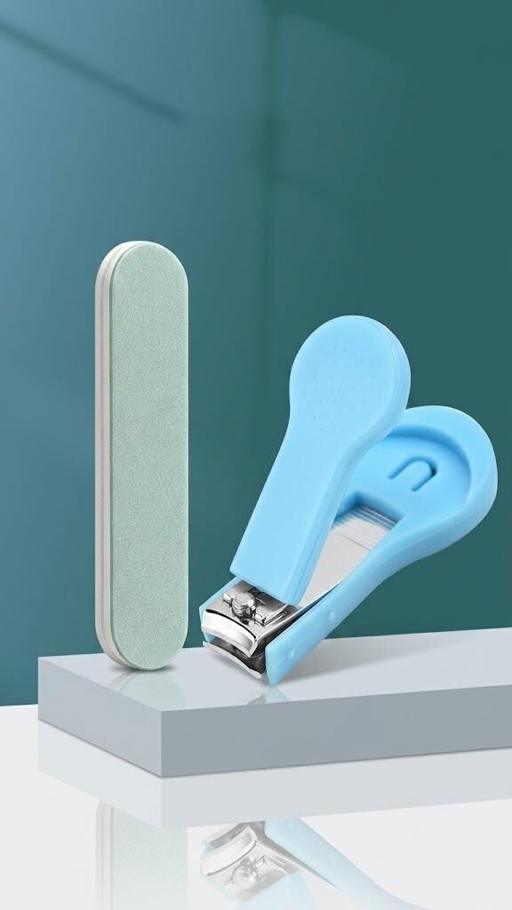 Babymond Tırnak Makası Törpü  Mavi