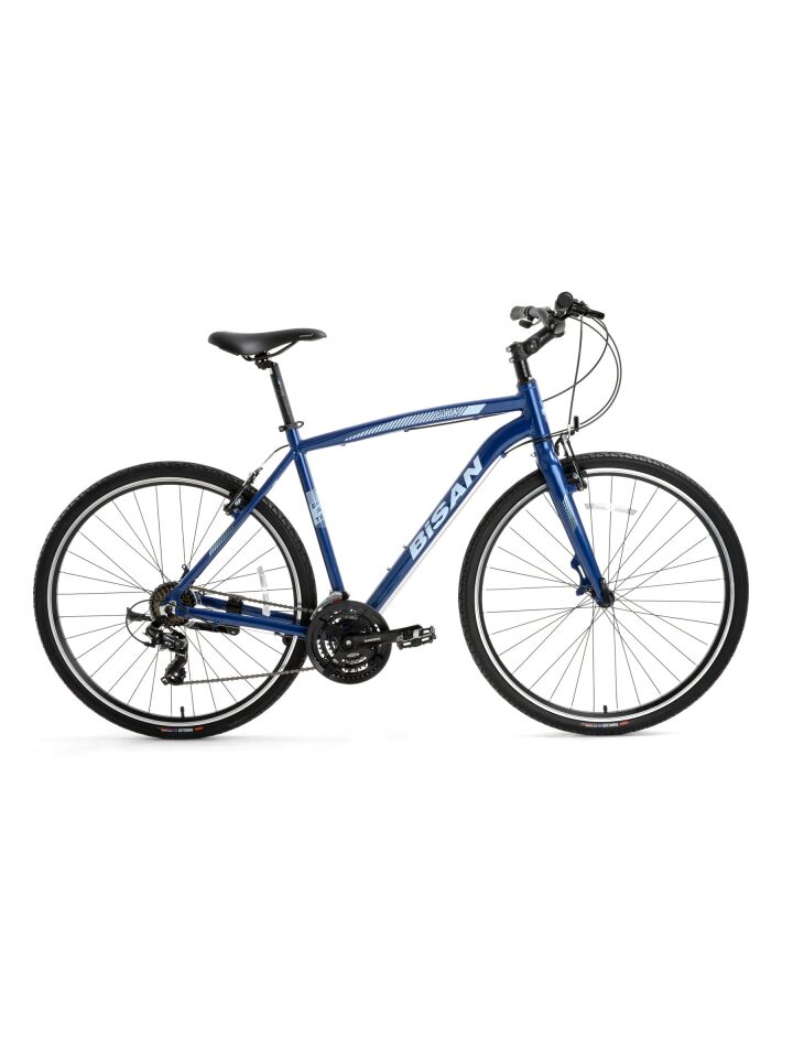 Bisan GUIDA-23 Ürün Rengi: METALİK GRİ Kadro: 20.5'' - 52 CM Vites: 3x7 VİTES Tekerlek: 700C Etiket Rengi: MAVİ Aplikasyon Kodu:GUI7052-95053-23
