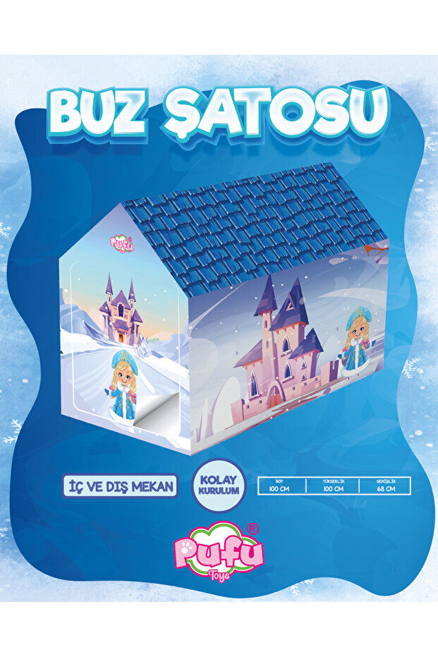 Pufu Toys 100*100*68 Buz Şatosu Oyun Çadırı