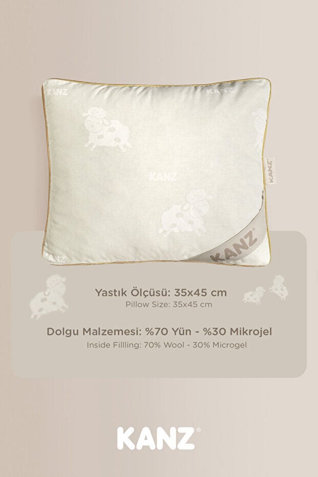 Kanz Yün Bebek Yastığı 35x45 cm