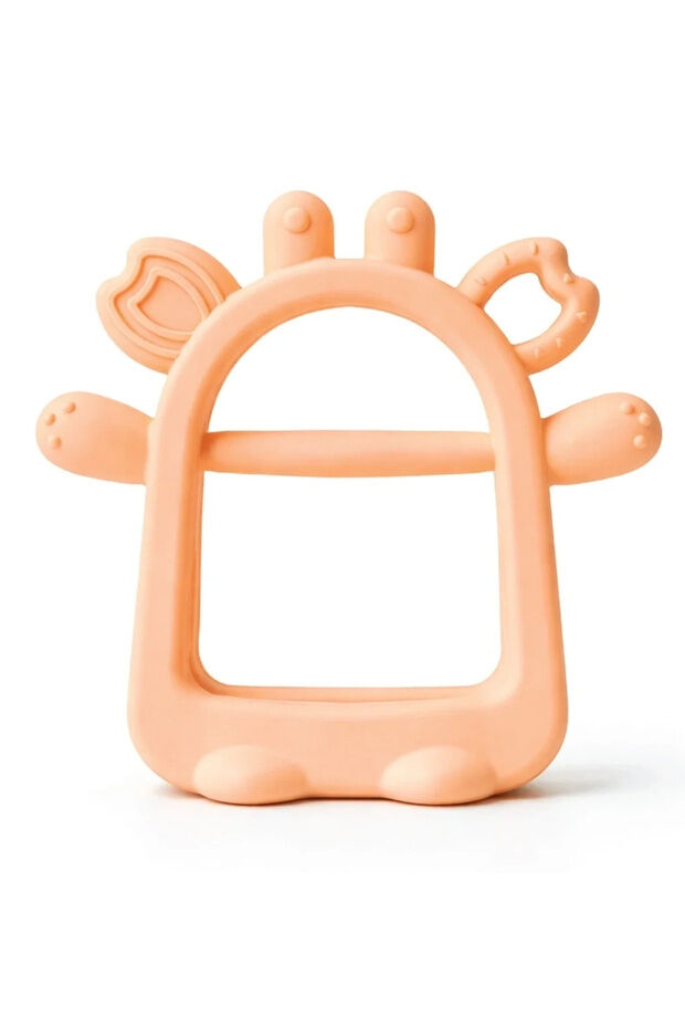 Babyjem 944 Silikon Düşmeyen Diş Kaşıyıcı Somon