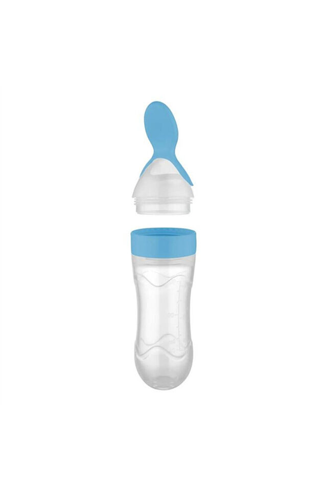Babyjem Sıkmalı Kaşık Mavi 806